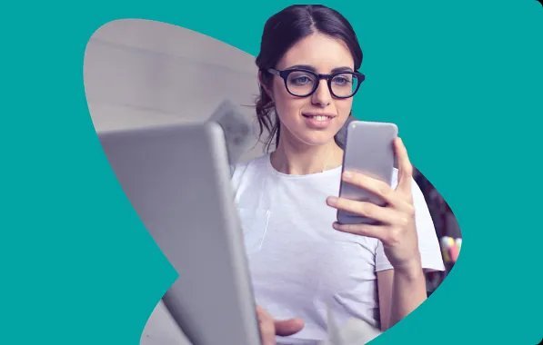 Cliente utilizando serviço de internet da Voa